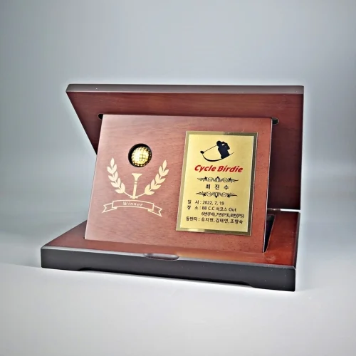 순금골프공상패 C-0034
